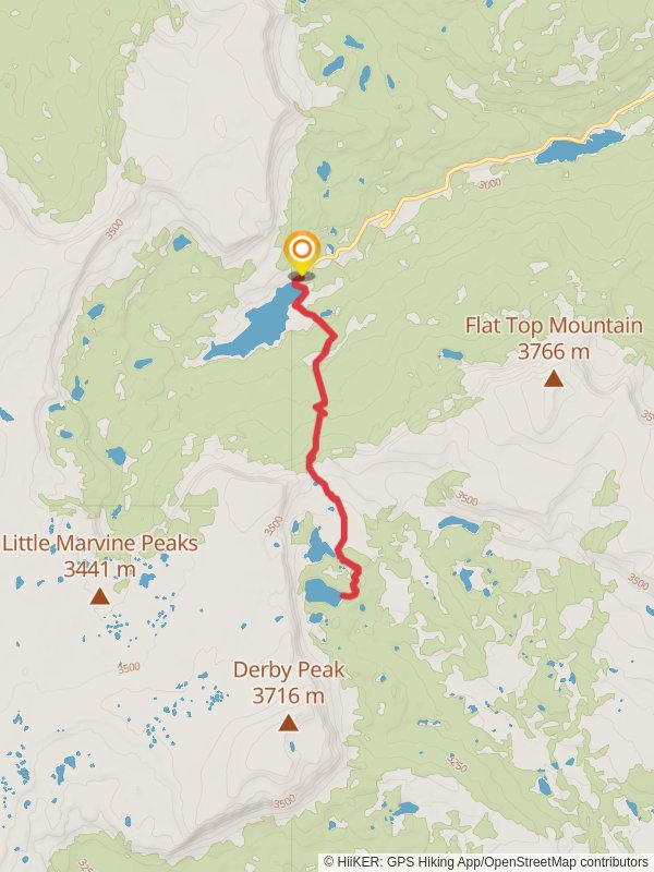 Keener Lake and Hooper Lake via North Derby Trail
