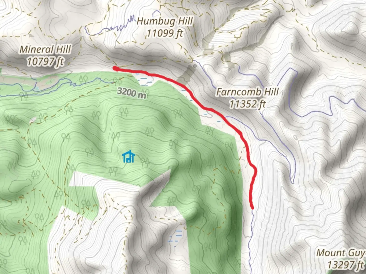 An image depicting the trail County Road 520 Trail and its surrounding area.