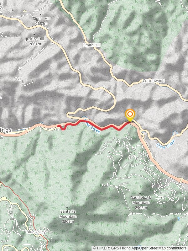 Clear Creek via Scott Lancaster Memorial Trail