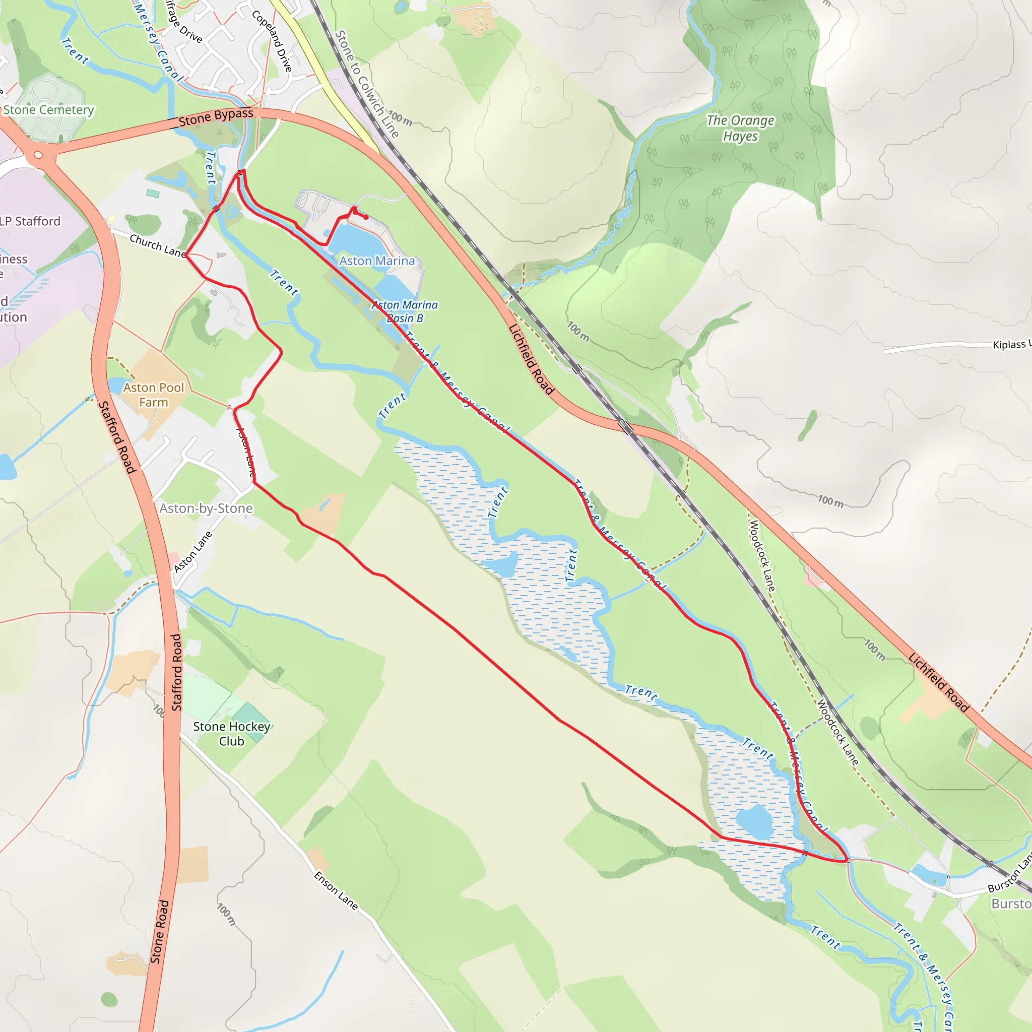 Aston by Stone Loop mobile static map