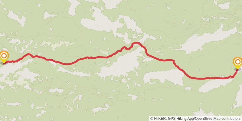 Alexander Mackenzie Heritage Trail stage 10 Map