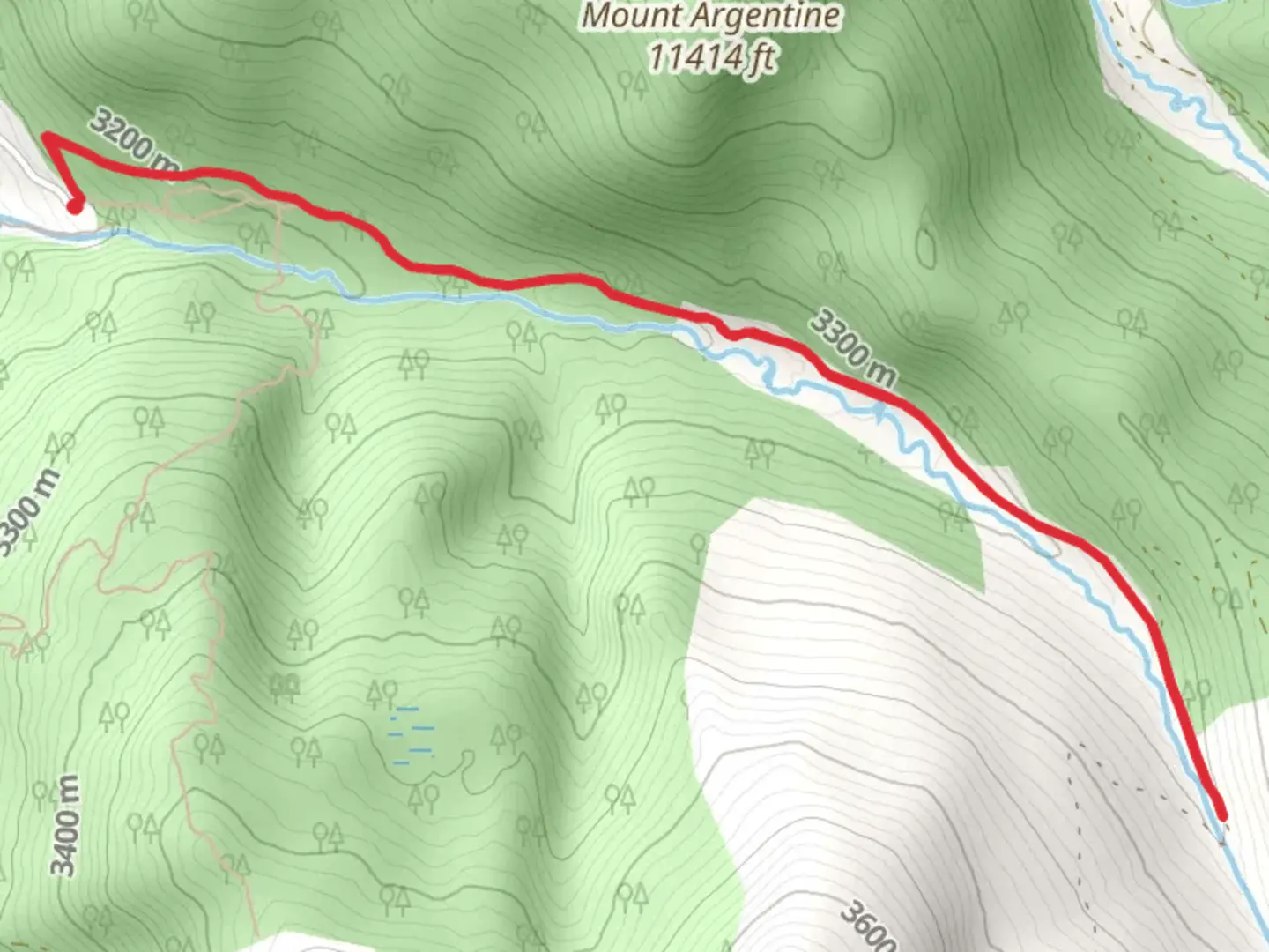 An image depicting the trail Pennsylvania Creek and its surrounding area.