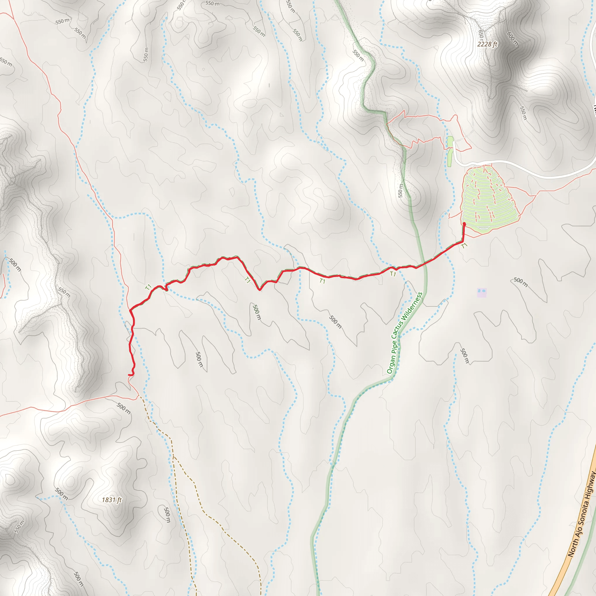 Victoria Mine Trail mobile static map