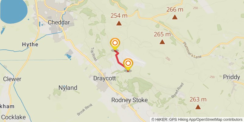 Mendip Way alt 4 Map