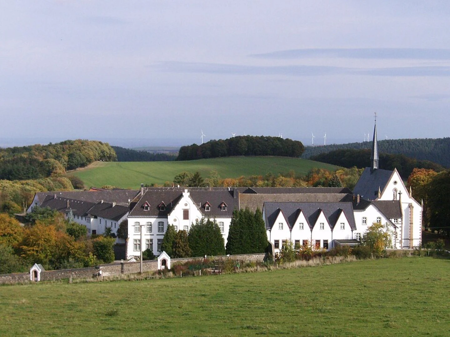 An image depicting the trail Rur, Staubecken Heimbacha and Nationalpark Eifel via Wildnis Trail and Heimbach Rundweg and its surrounding area.