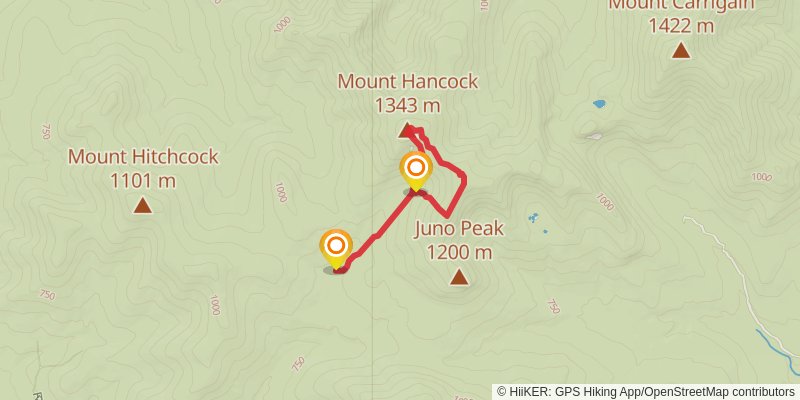 Desolation Loop spur 1 Map
