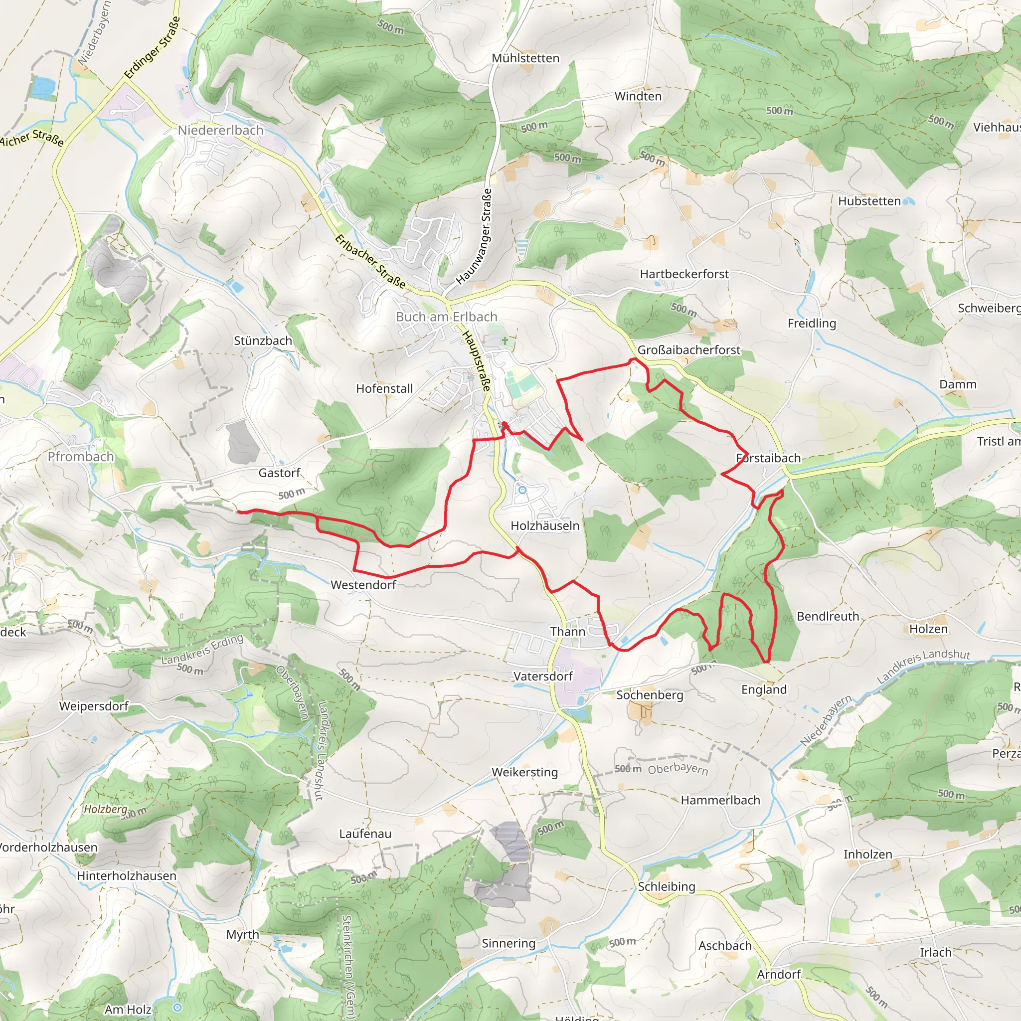 Pfrombeck Loop mobile static map