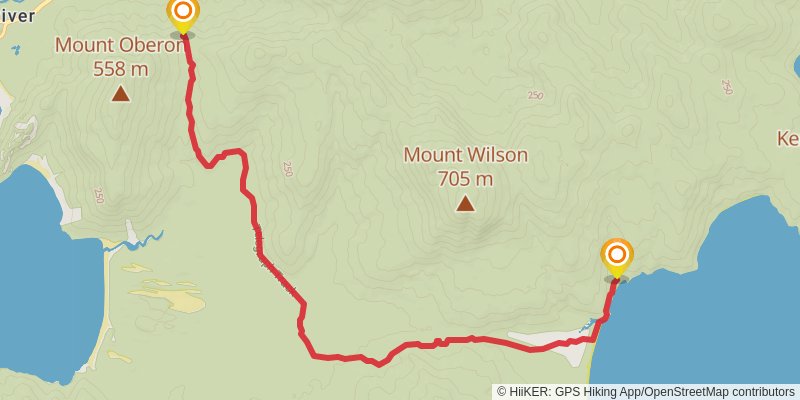 Wilsons Promontory - Eastern Circuit stage 3 Map