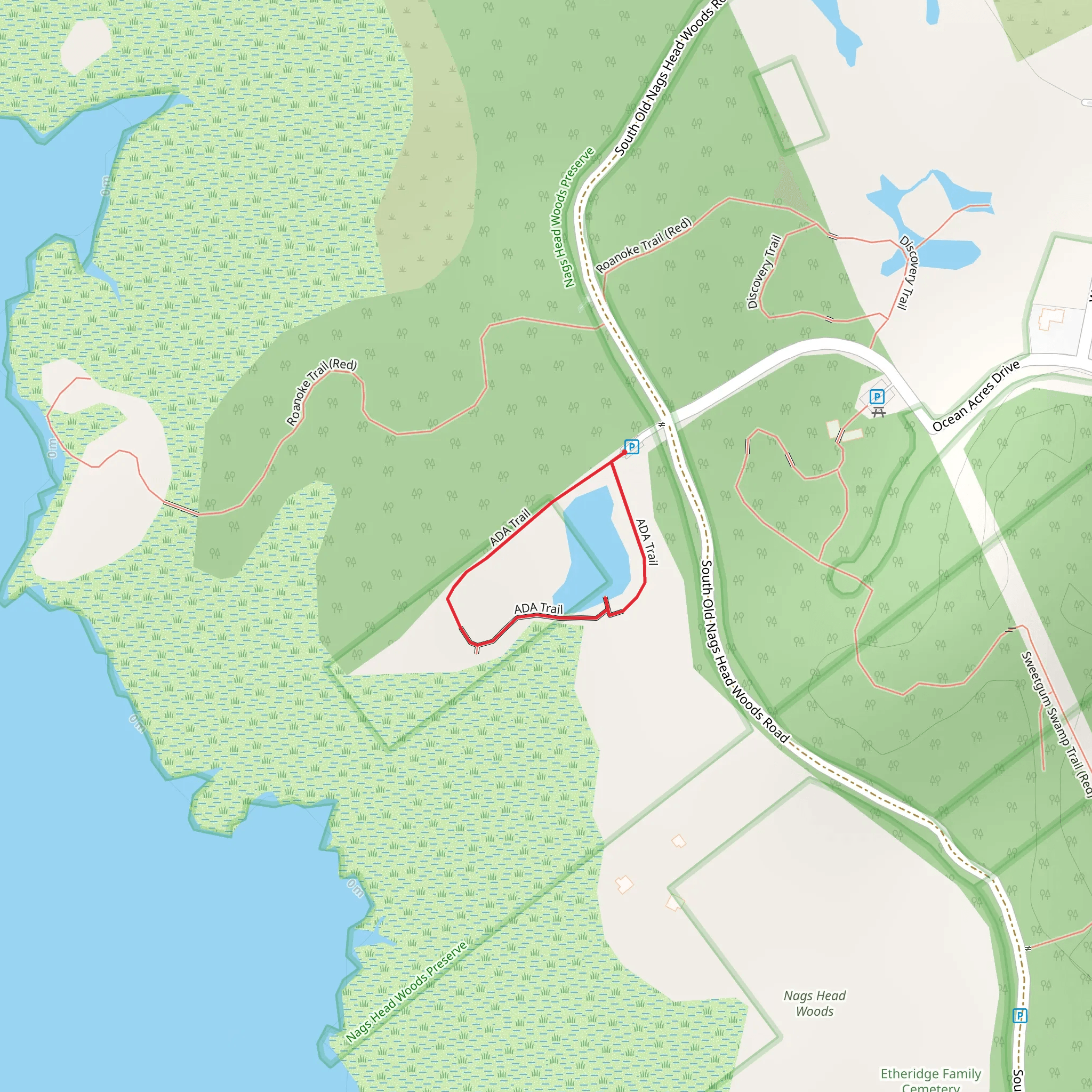ADA Loop Trail mobile static map