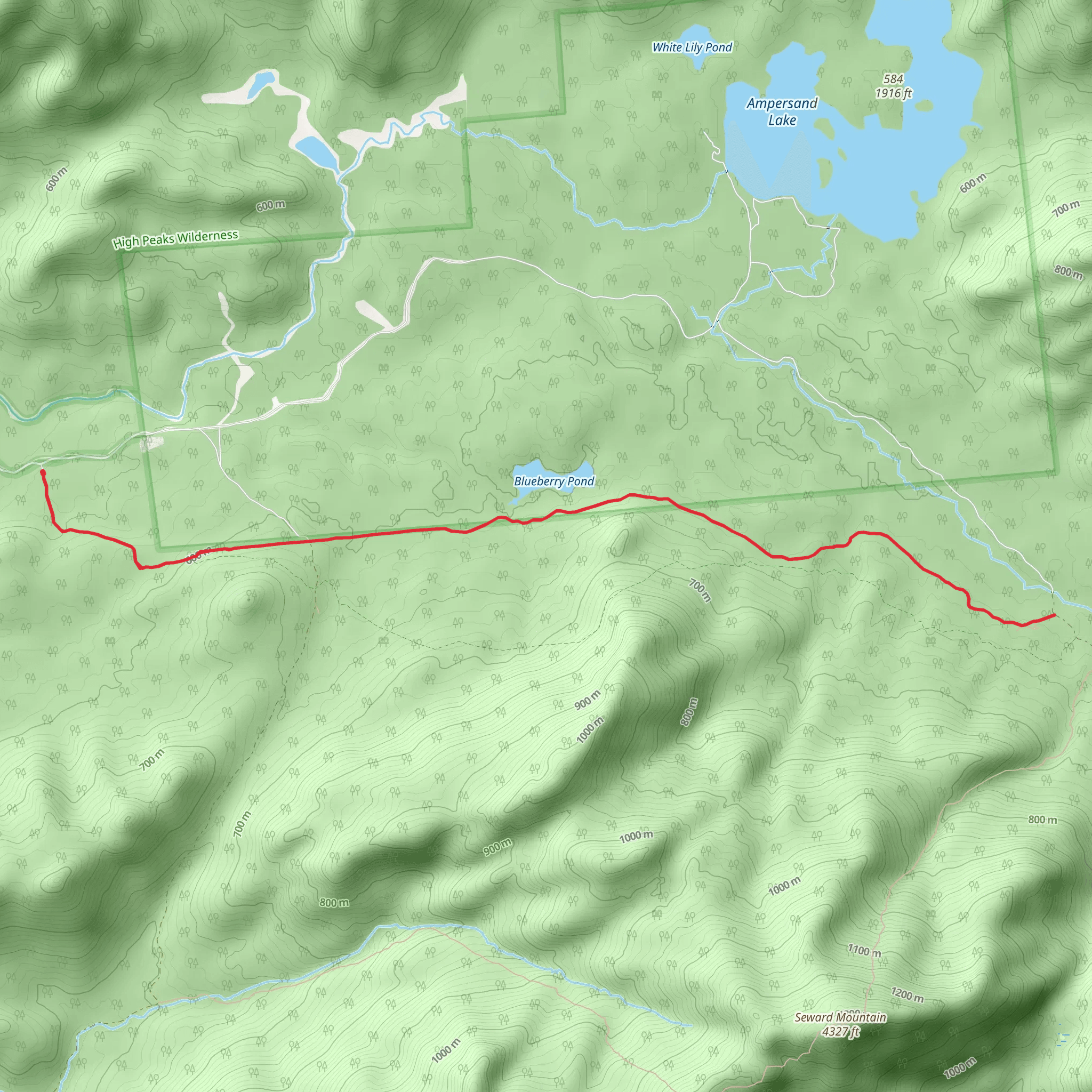 Blueberry Trail mobile static map