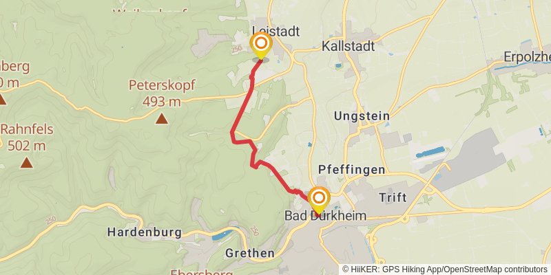 Deutsche Weinstrasse alt 1 Map