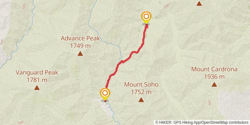 Motatapu Track stage 3 Map