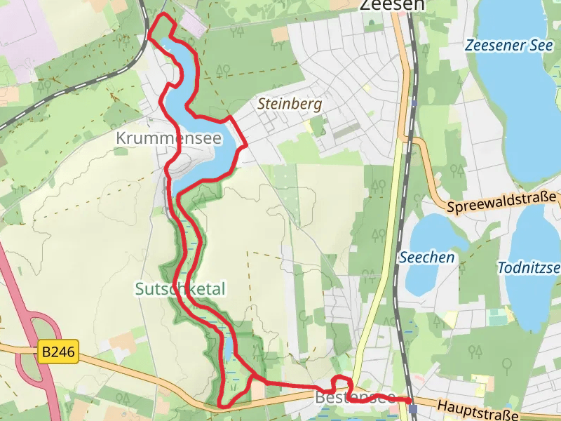 Krummensee Loop via Bestensee