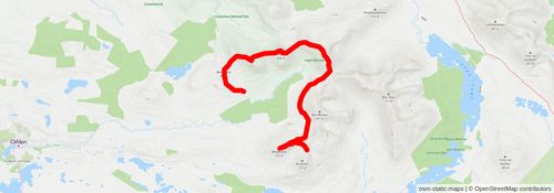 12 Ben Summit Route stage 2 Map