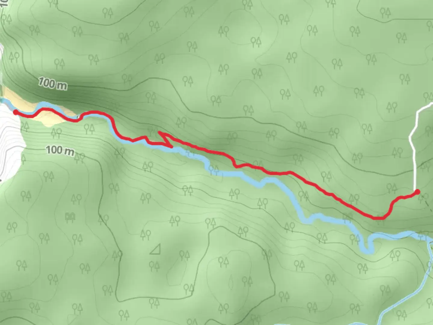An image depicting the trail Ravine des Casoars Hike and its surrounding area.