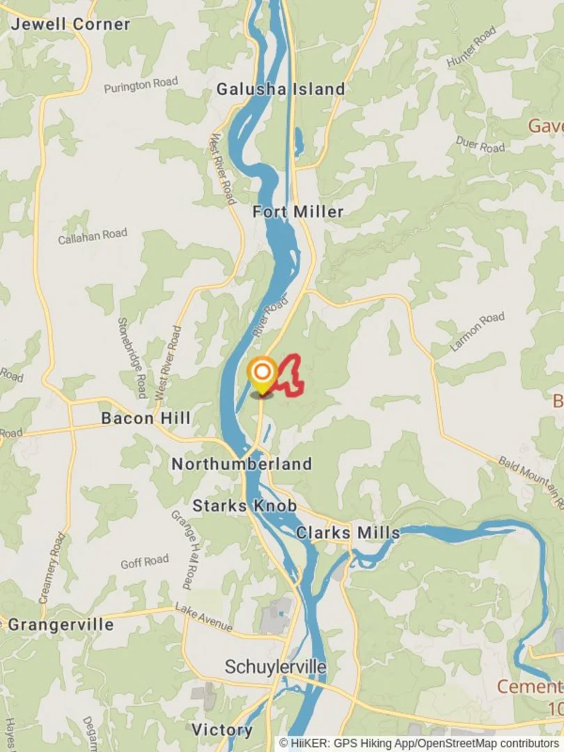 An image depicting the trail Denton Sanctuary Loop and its surrounding area.