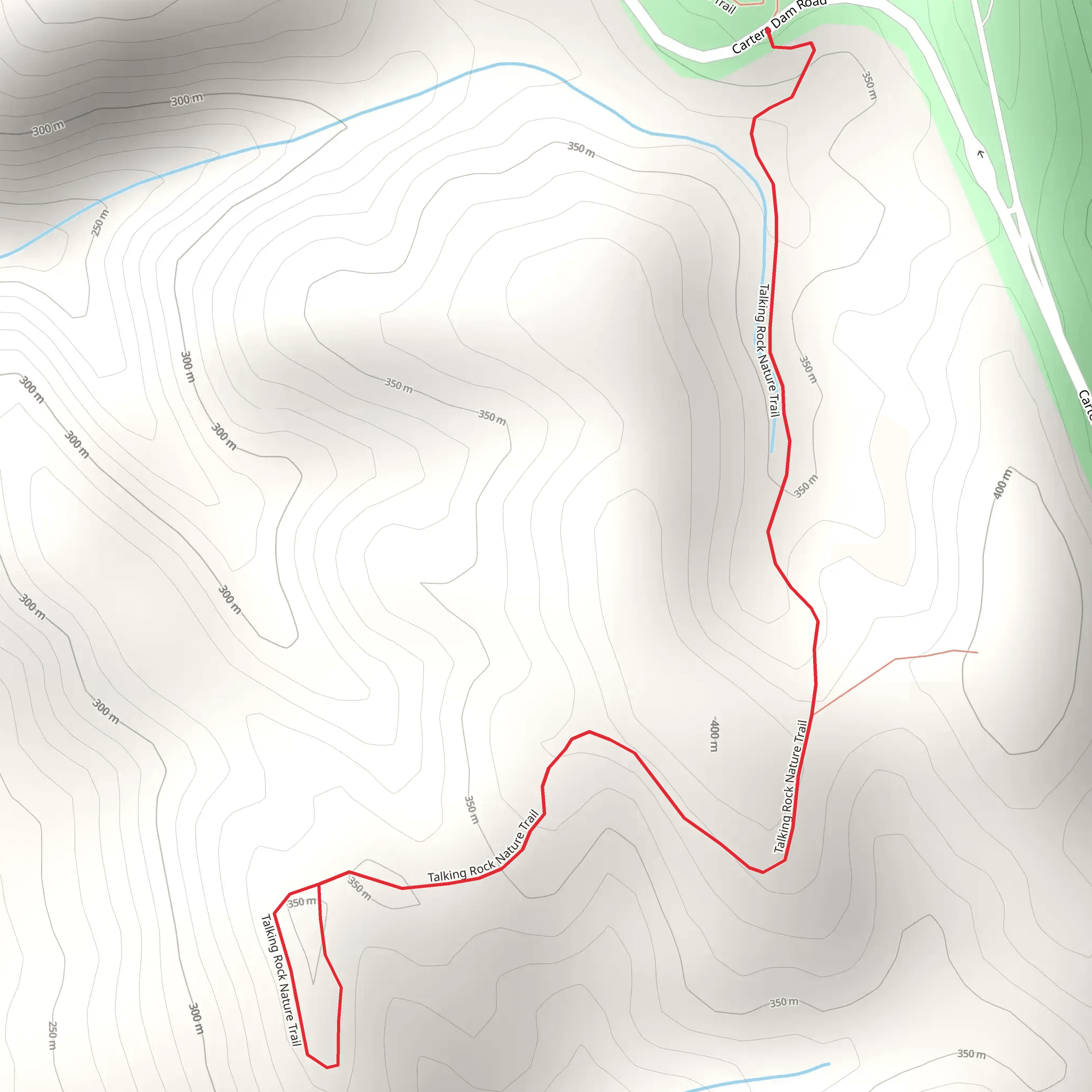 Talking Rock Nature Trail mobile static map