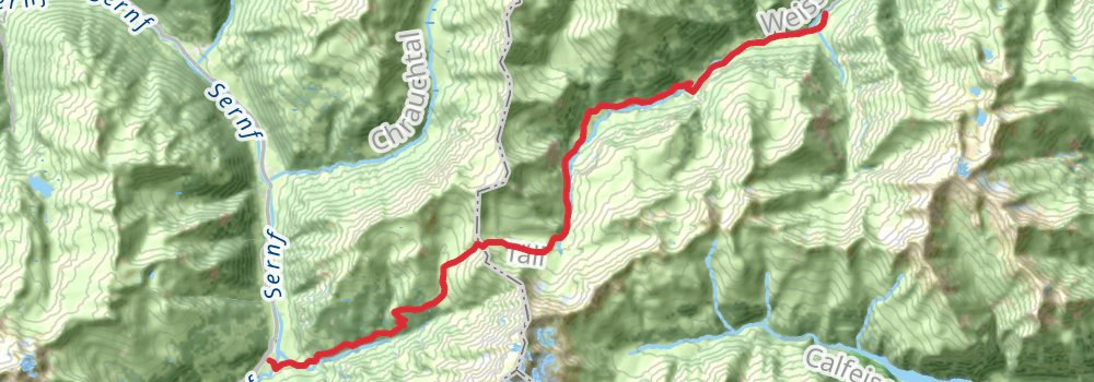 Via Alpina - Green Trail stage 4 Map