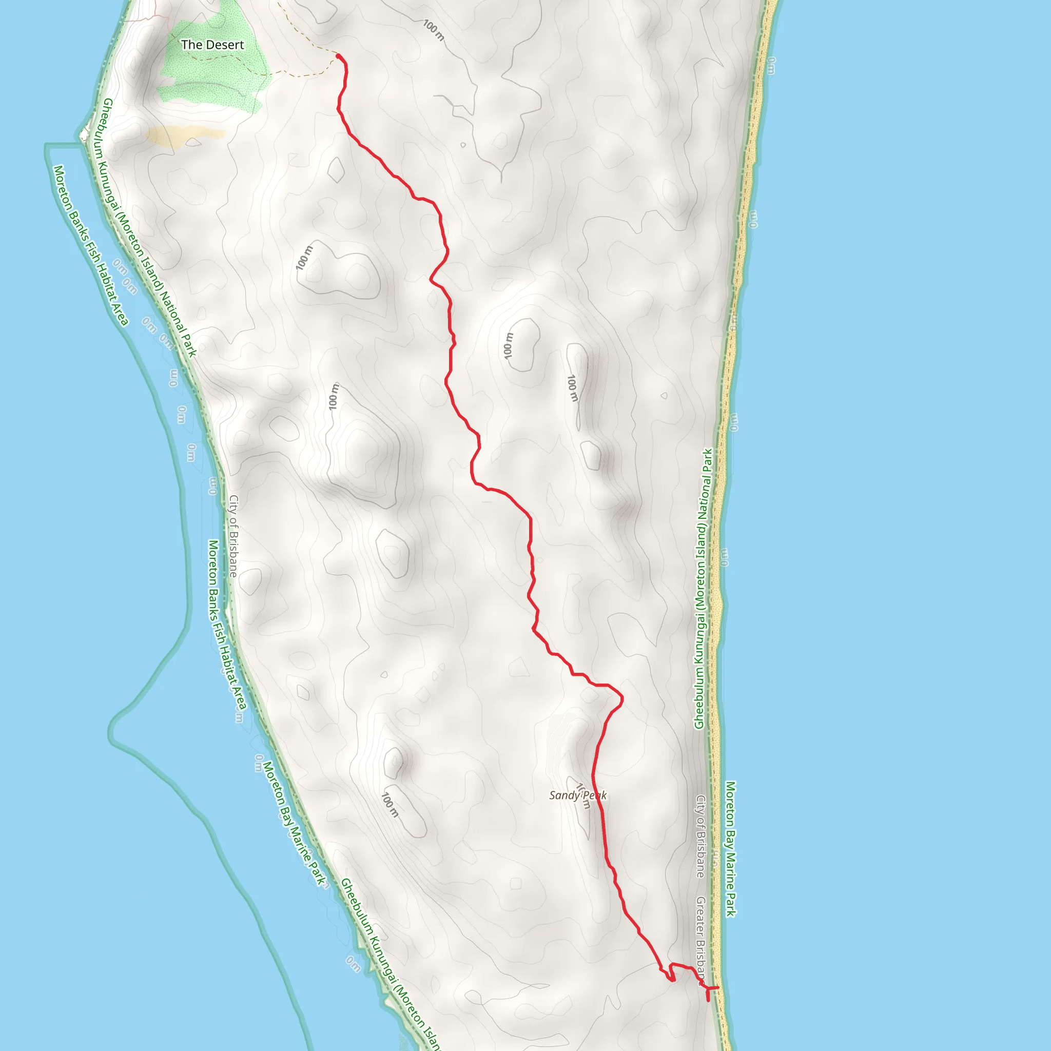Rous Battery Walking Track mobile static map