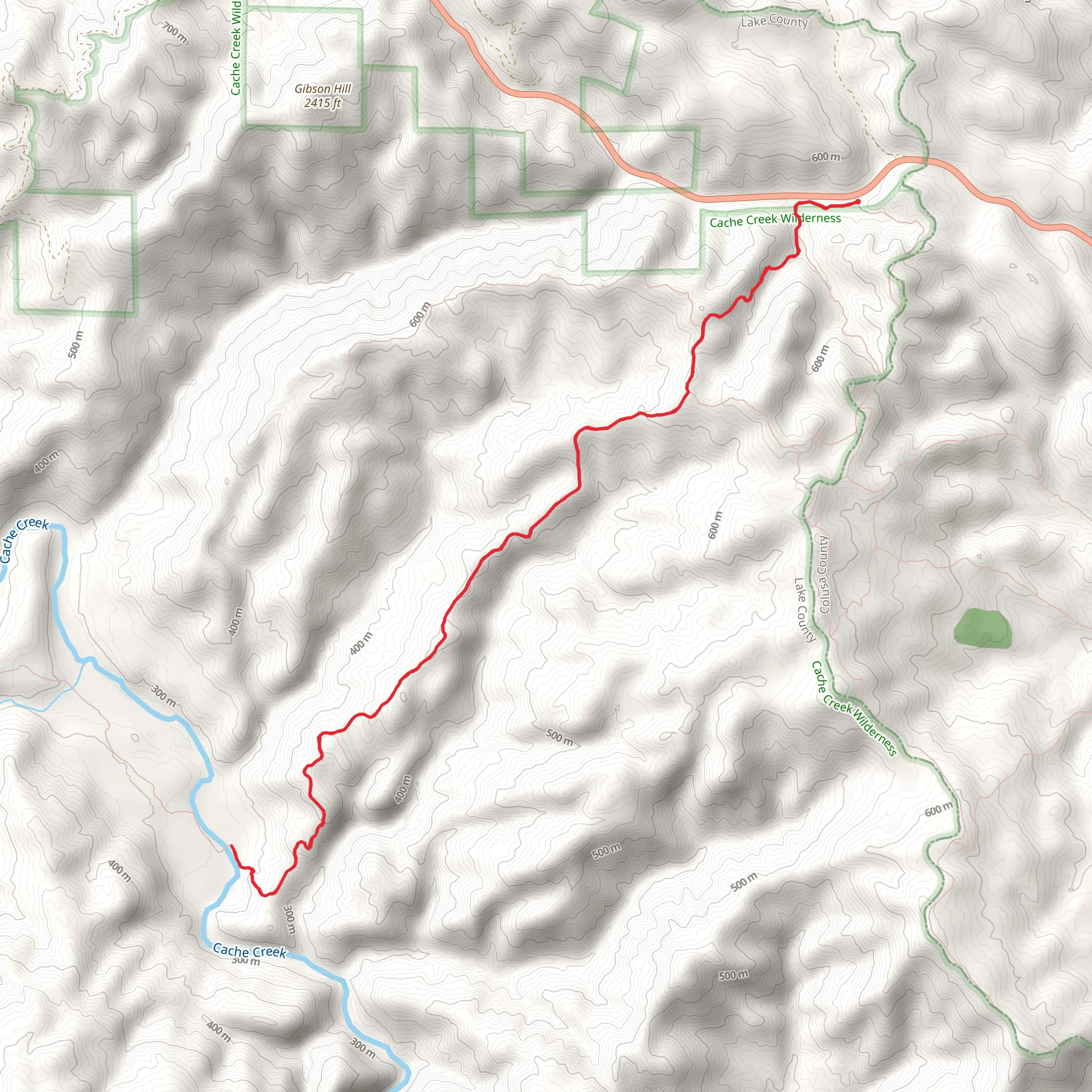 Judge Davis Trail mobile static map