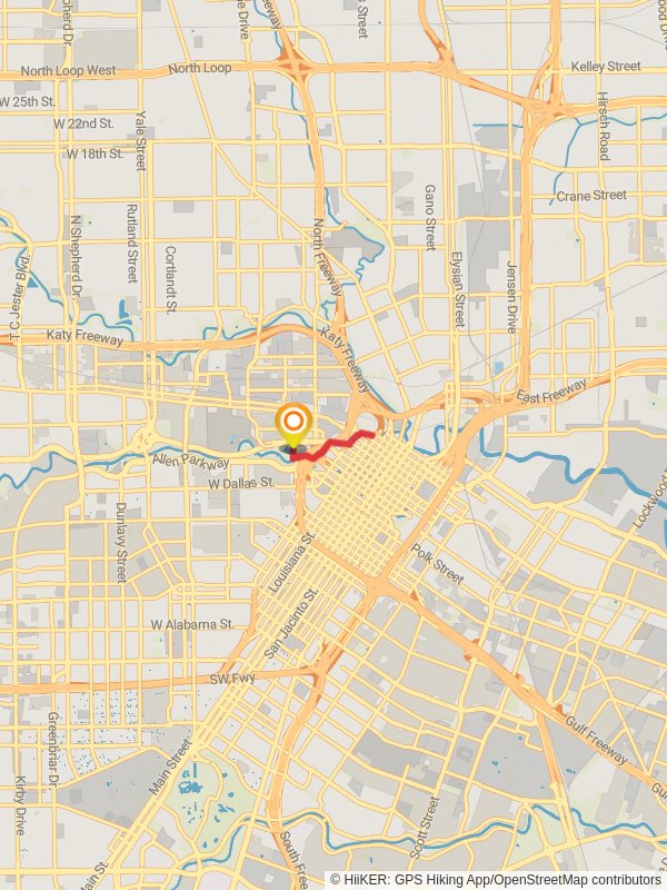 Walk along Buffalo Bayou