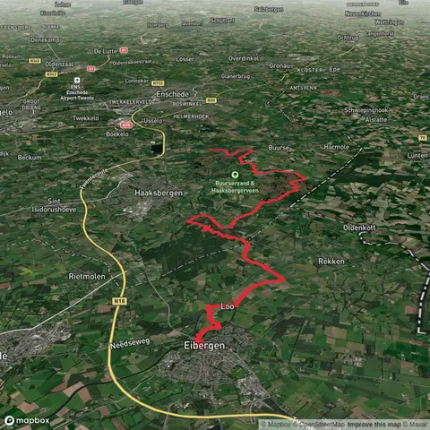 Eibergen to Buurserzand via Haaksbergerveen