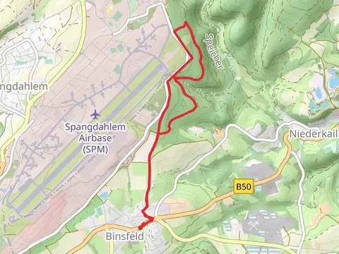 Burgscheider Mauer Loop via Binsfeld