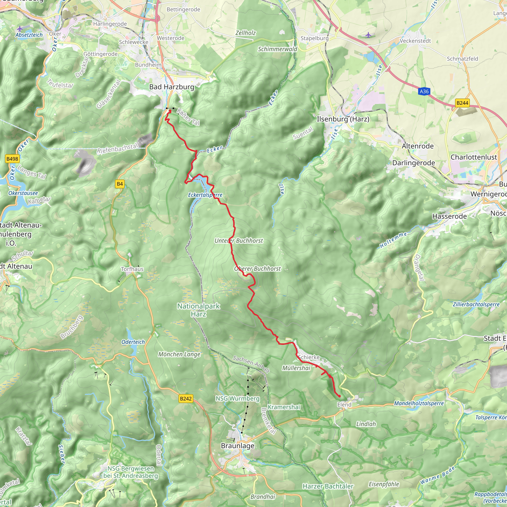 Teufelssteig mobile static map
