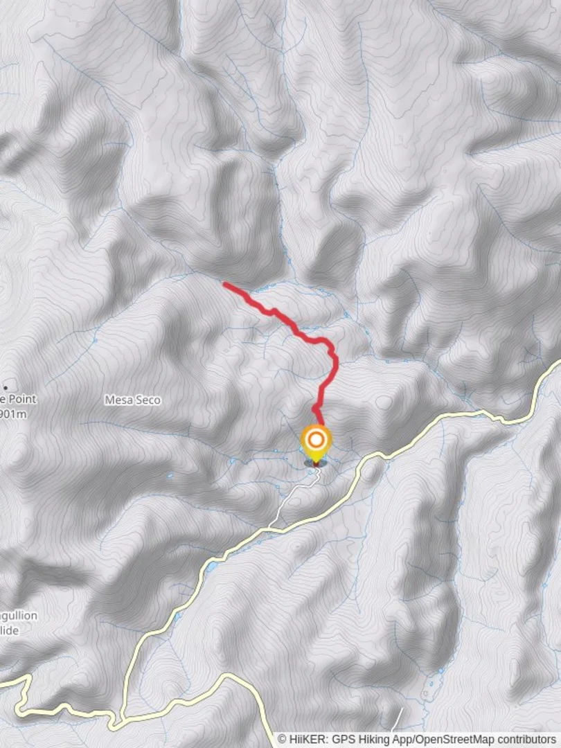 An image depicting the trail Deer Lake and Brush Creek and its surrounding area.