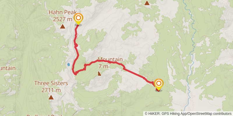 Continental Divide Trail - Montana And Idaho stage 71 Map
