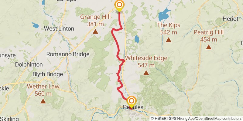 St Wilfrid's Way stage 10 Map