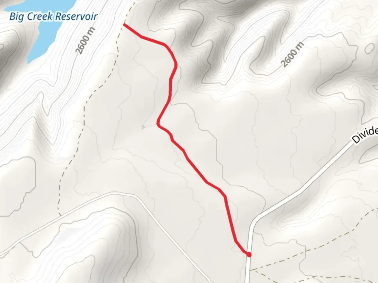 An image depicting the trail Big Creek and its surrounding area.