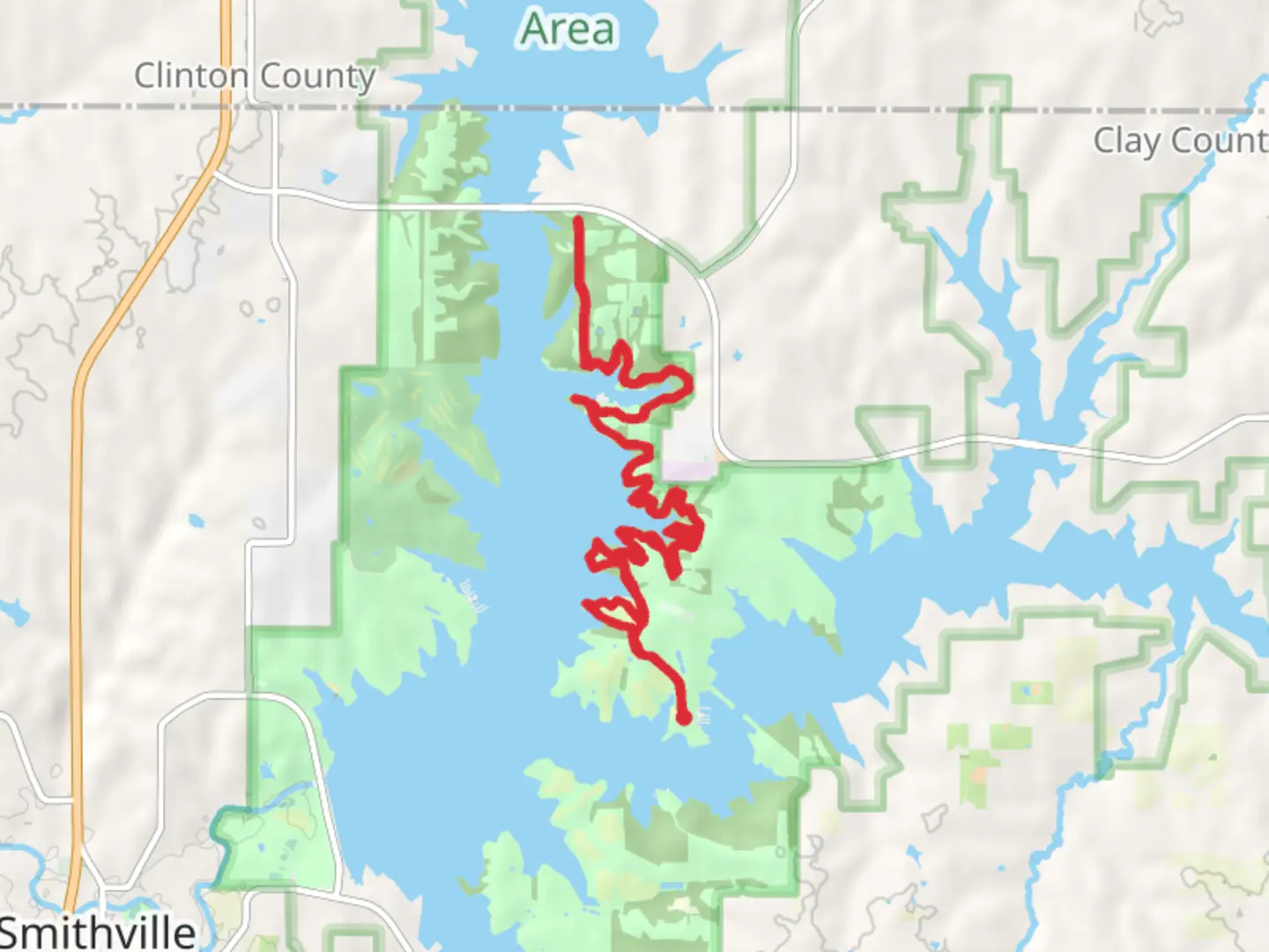 An image depicting the trail Bonebender Trail and its surrounding area.