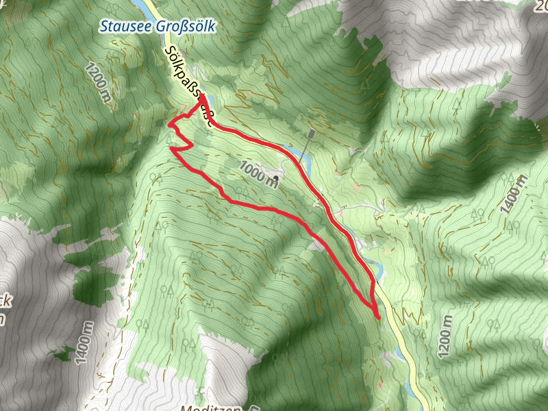 Fleiß Panorama Path mobile static map
