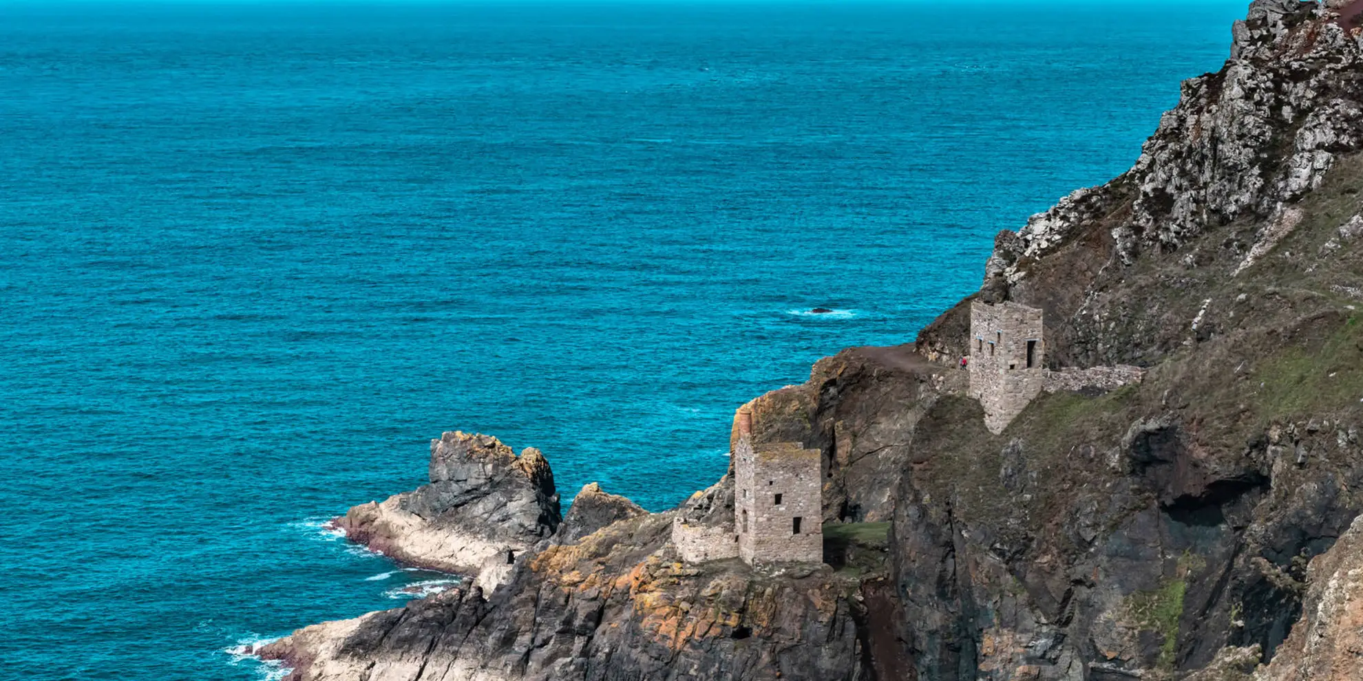 An image depicting the trail Levant - Botallack and the Crowns and its surrounding area.