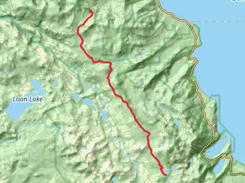 Middle Velma Lake and Richardson Lake via Tahoe Rim Trail and Barker Pass