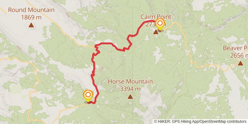 American Discovery Trail - Utah stage 8 Map