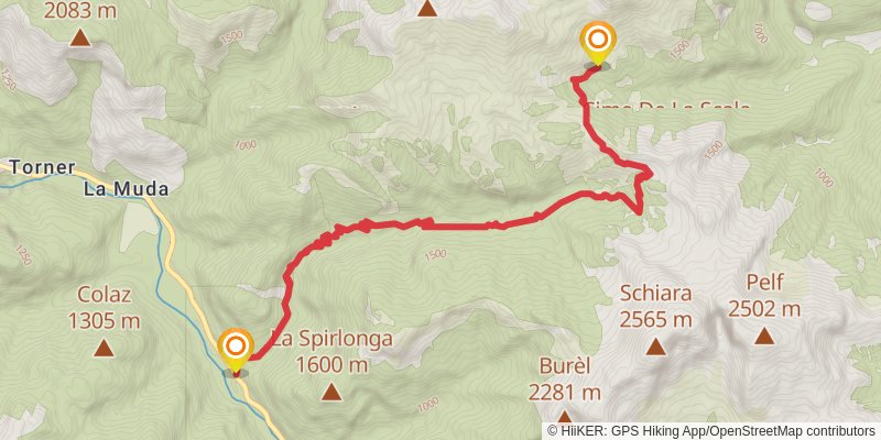 Dream Path - Traumpfad - Munich to Venice spur 1 Map