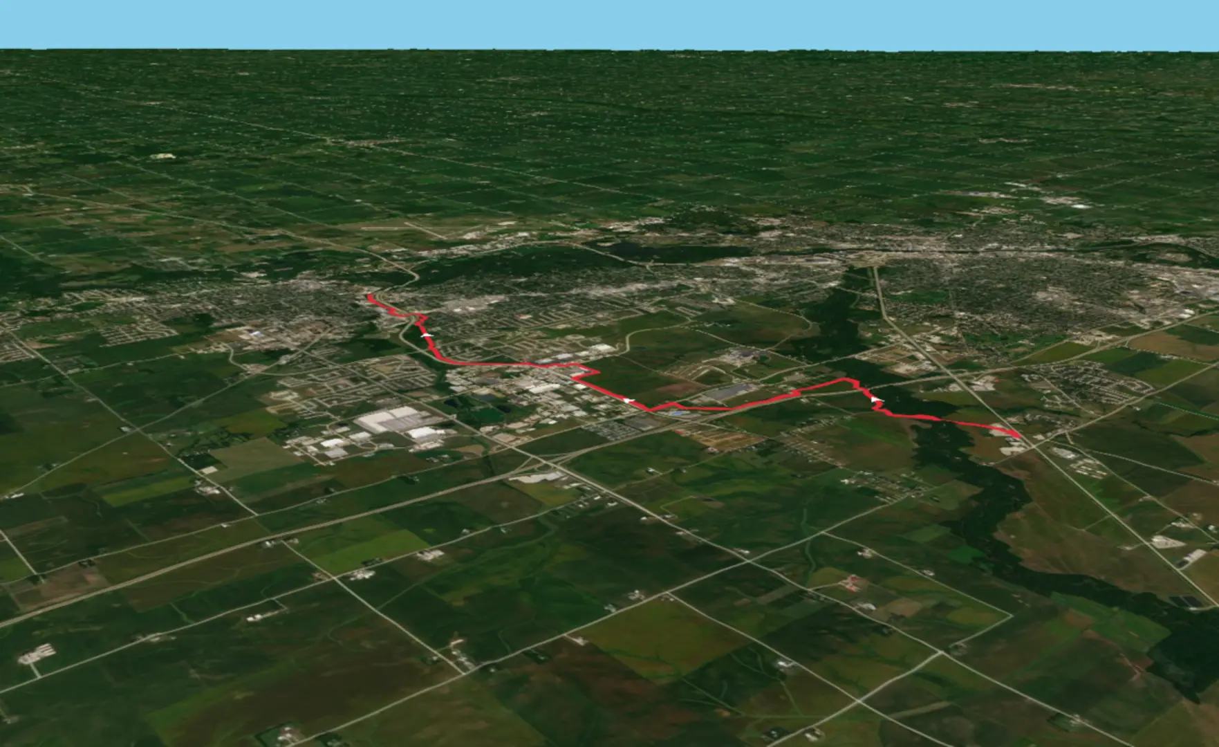 An image depicting the trail Cedar Prairie Trail and its surrounding area.