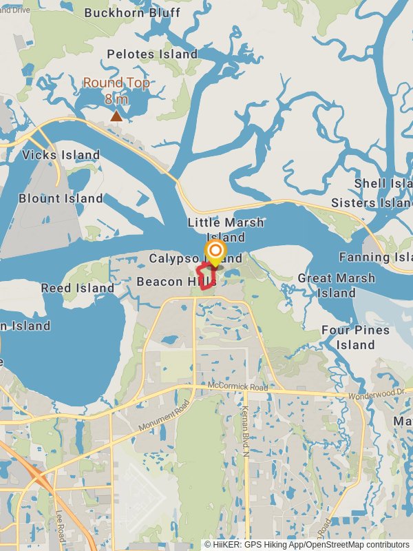 Fort Caroline Loop mobile static map