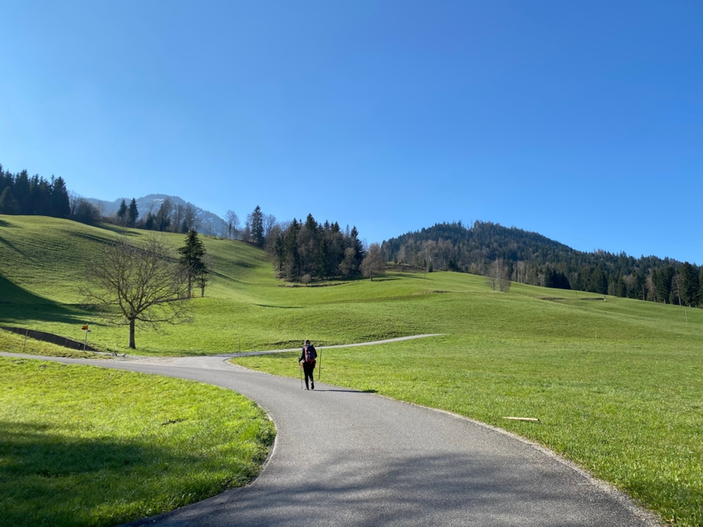 An image depicting the trail Grosse Welt Loop - Schwarzenberg and its surrounding area.