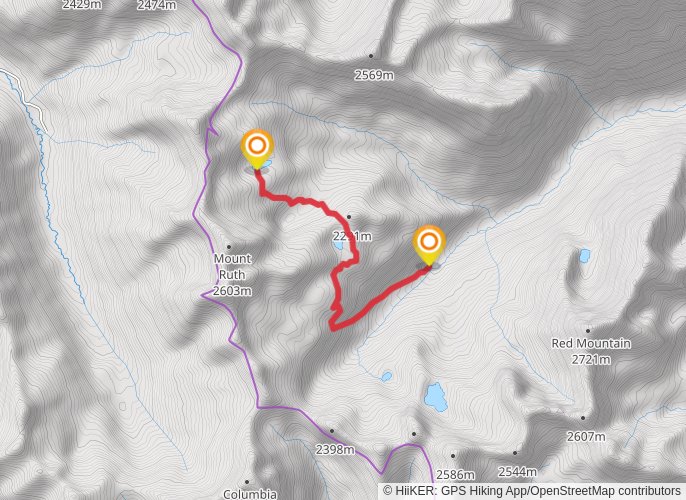 Lost Lake #4 mobile static map