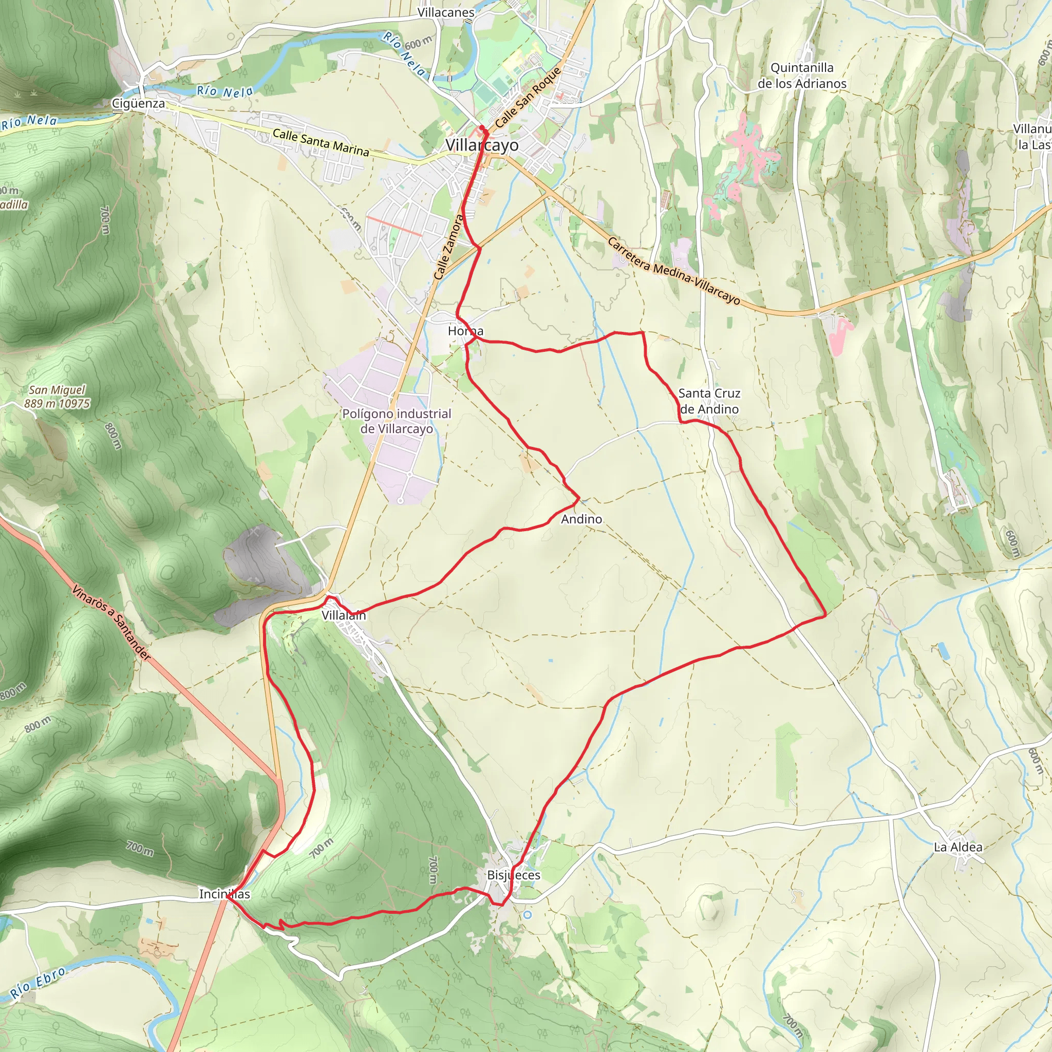 Sendas del Rebollarejo PR BU 230 mobile static map