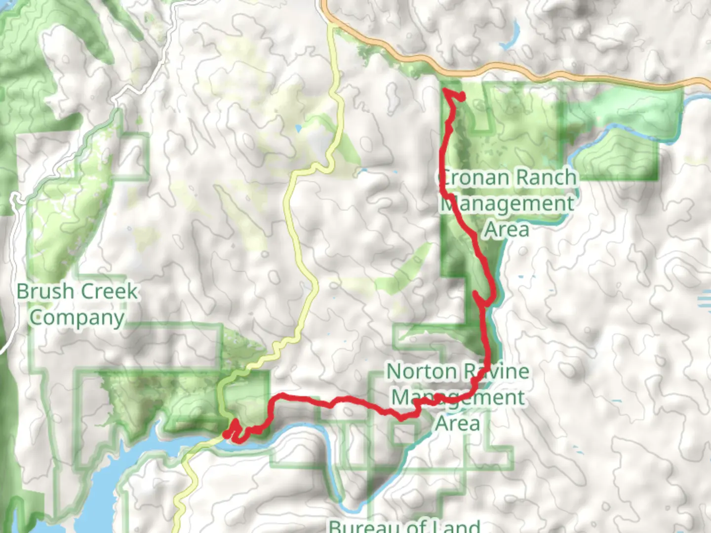 An image depicting the trail West Ridge and West Ravine Trail and its surrounding area.