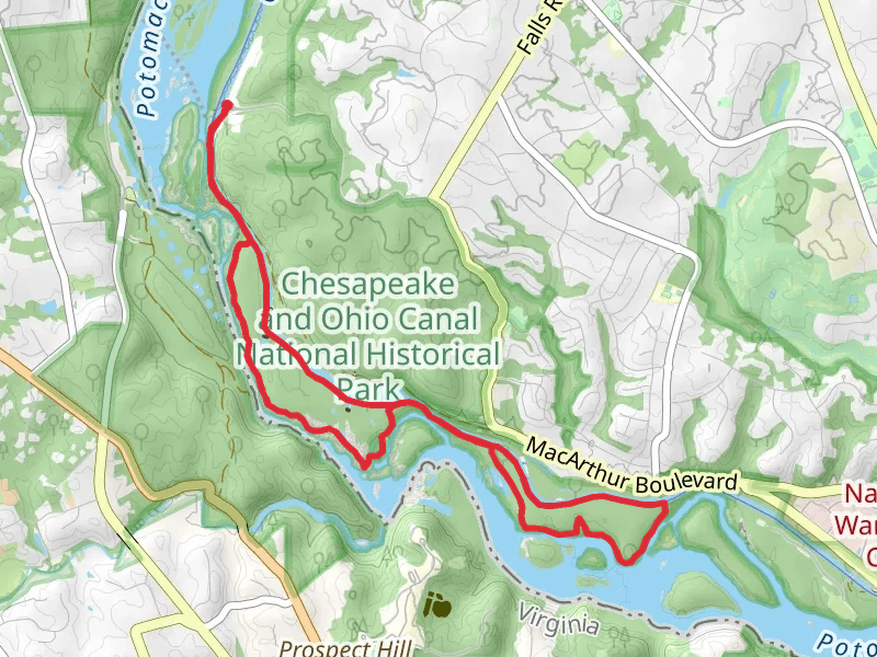 Potomac River and Chesapeake and Ohio Canal Loop