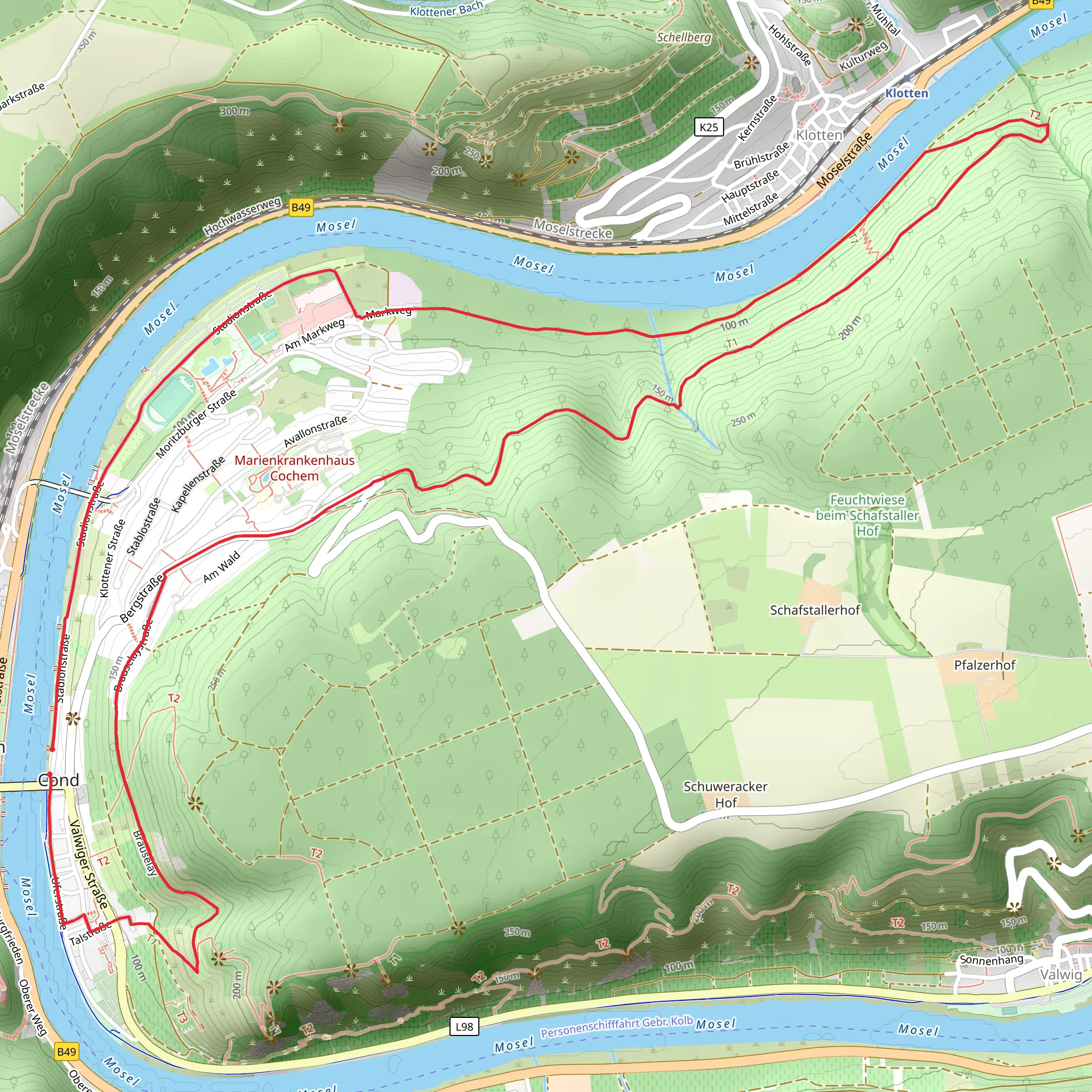 Mosel via Brauselay mobile static map