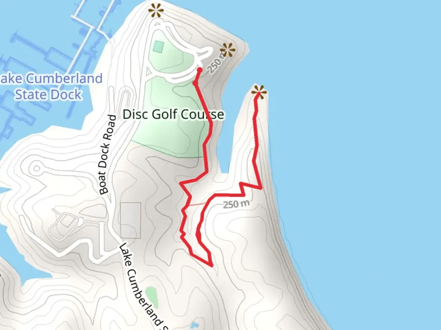 An image depicting the trail Lake Cumberland Trail and its surrounding area.