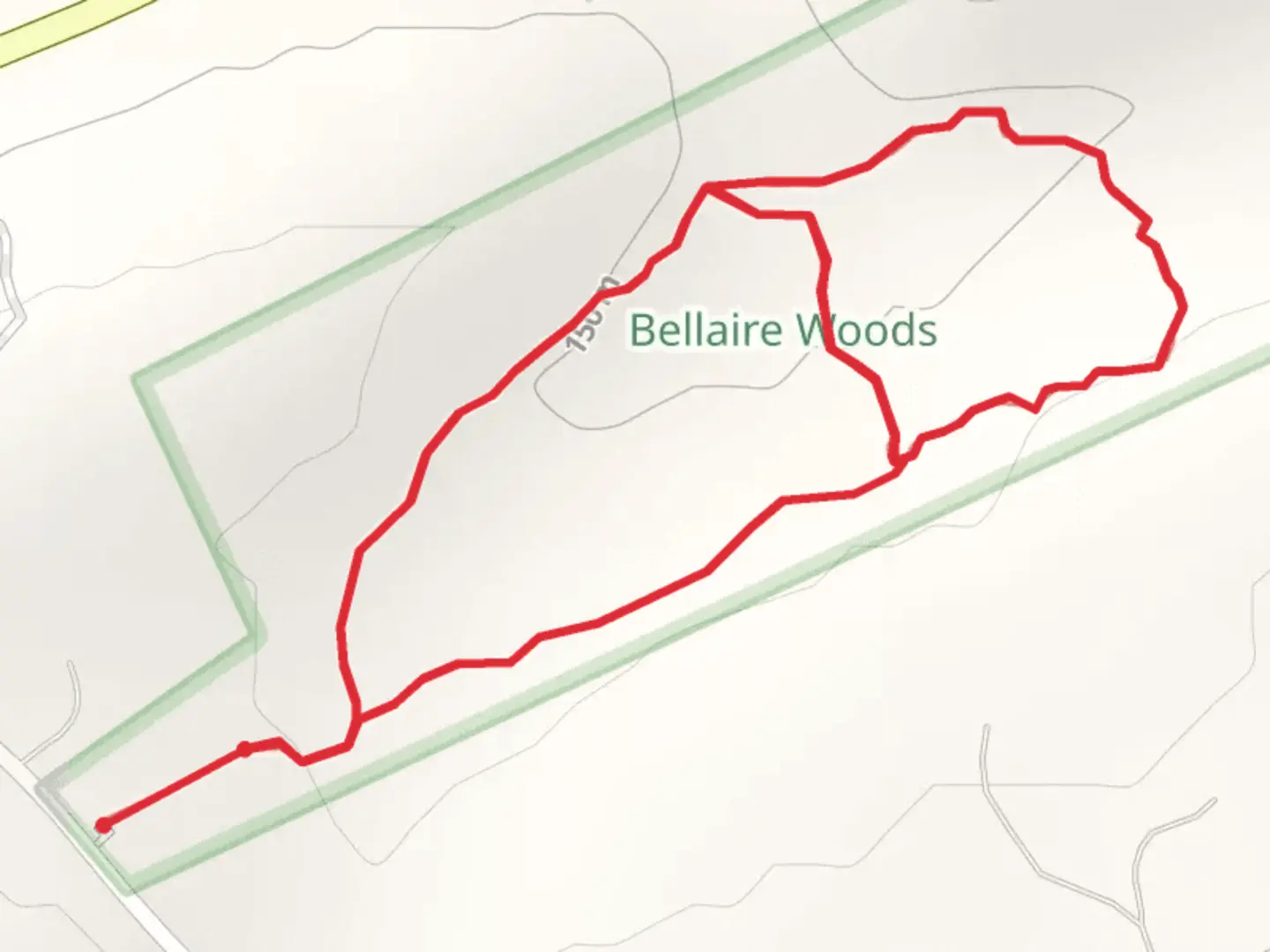An image depicting the trail Prospect Road Loop and its surrounding area.