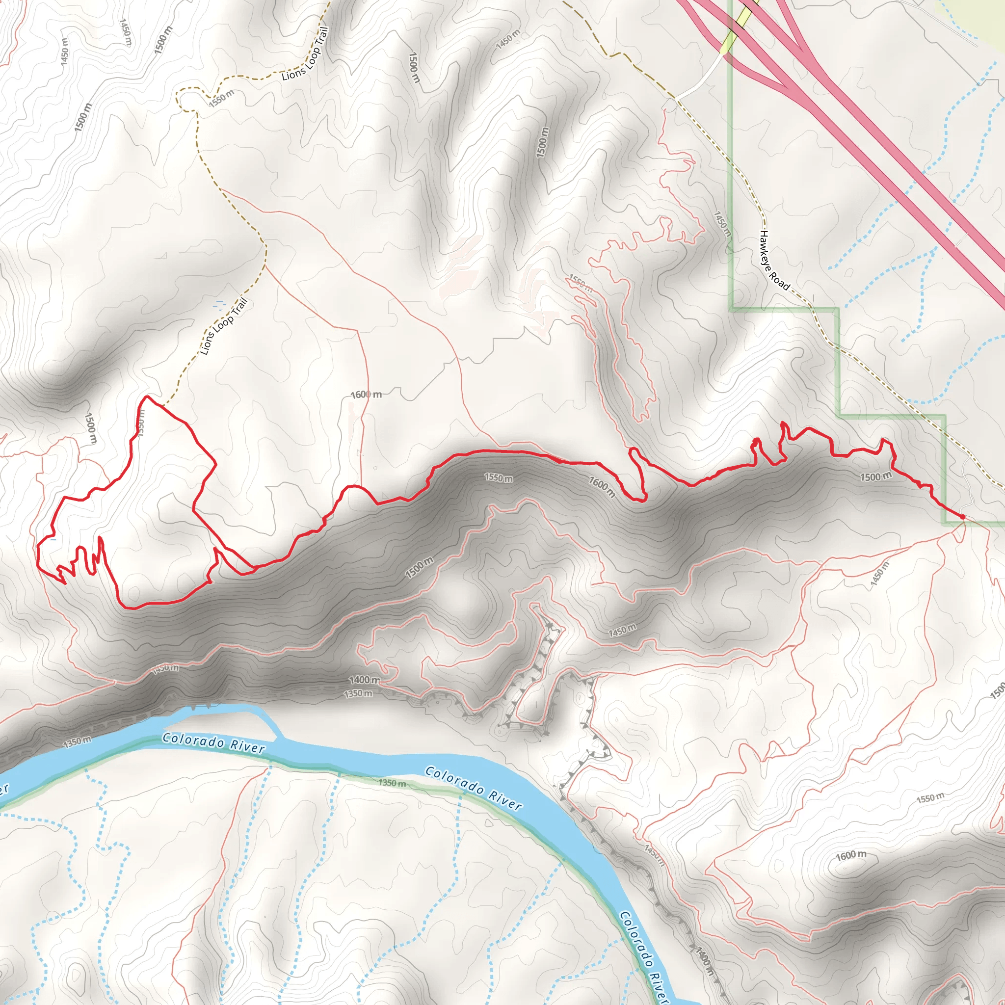 Mack Ridge Loop Trail mobile static map