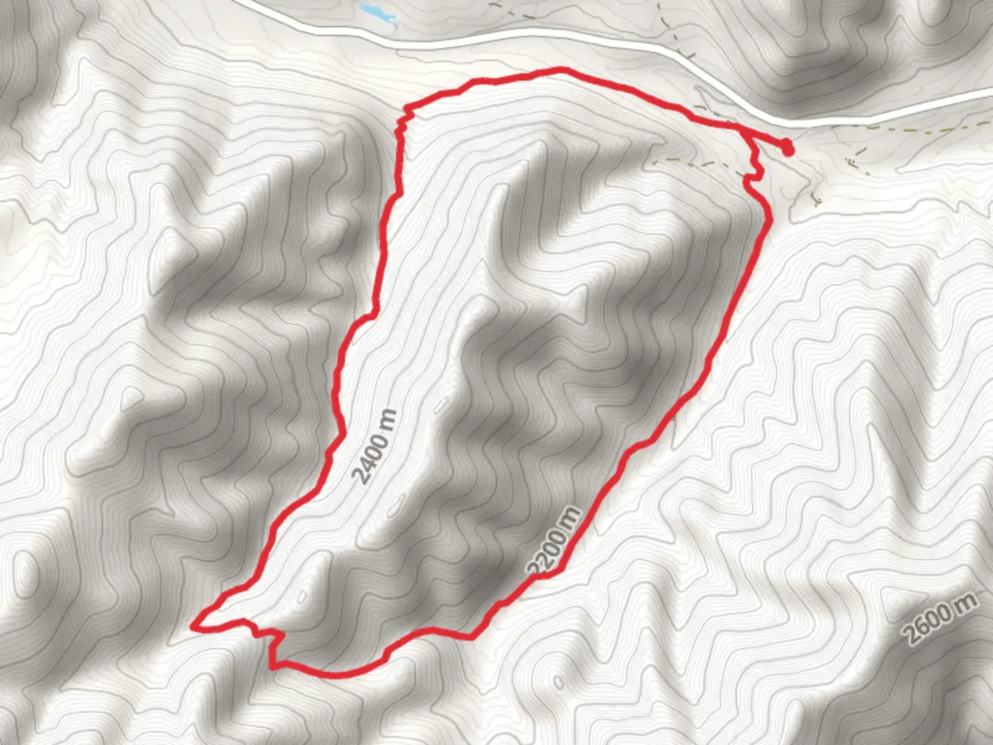 An image depicting the trail Ingles Creek Trail and Silver Run Road Loop and its surrounding area.